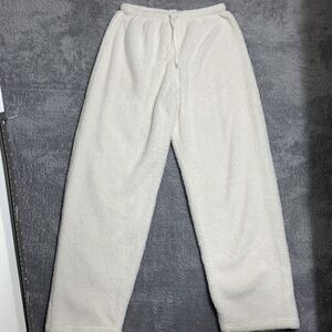 Jaclyn Intimates Womens Cream Soft‎ Jogger Pijama Size Medium